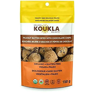 Koukla Delights - Peanut Butter Bites With Chocolate Chips, 150g