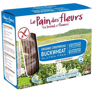 Le Pain Des Fleurs - Organic Buckwheat Crispbread, No Salt, 150g