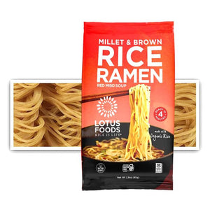 Lotus Foods - Organic Brown Rice & Millet Ramen, 80g