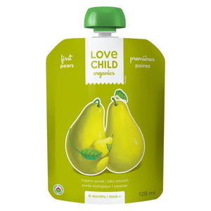 Love Child Organics - Organic Puree First Pears 6 Months+, 128ml