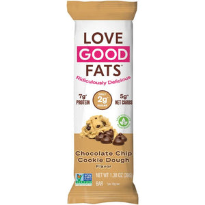 Love Good Fats - Snack Bars Chocolate Chip Cookie Dough Flavour, 39g