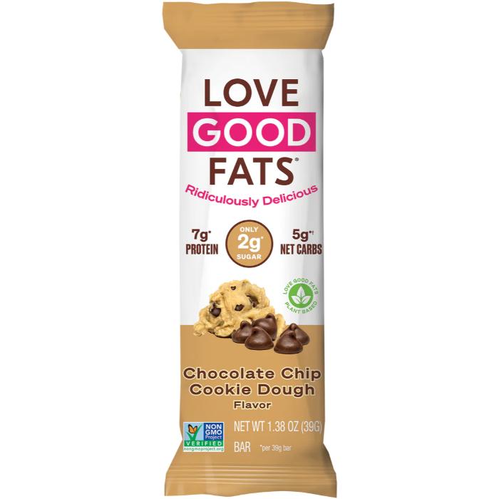 Love Good Fats - Snack Bars Chocolate Chip Cookie Dough Flavour, 39g