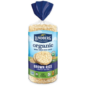 Lundberg - Brown Rice Organic Rice Cakes Salted, 241g