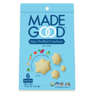 Made Good - Star Puffed Crackers Sea Salt, 121g