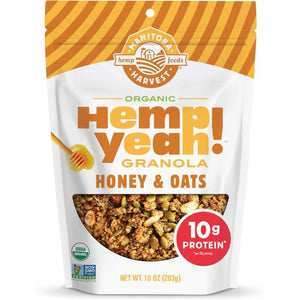 Manitoba Harvest - Hemp Foods Hemp Yeah! Granola Honey & Oats Organic, 283g