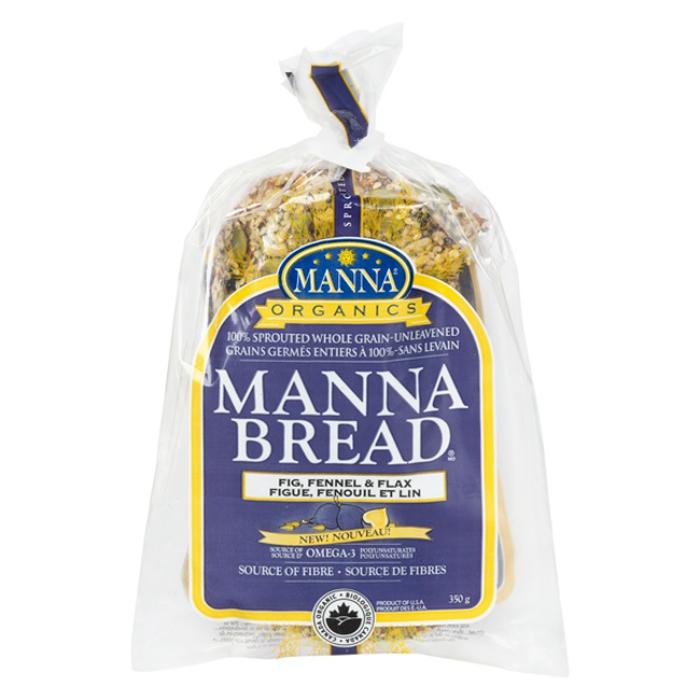 Manna Organics - Manna Bread Fig, Fennel & Flax, 350g