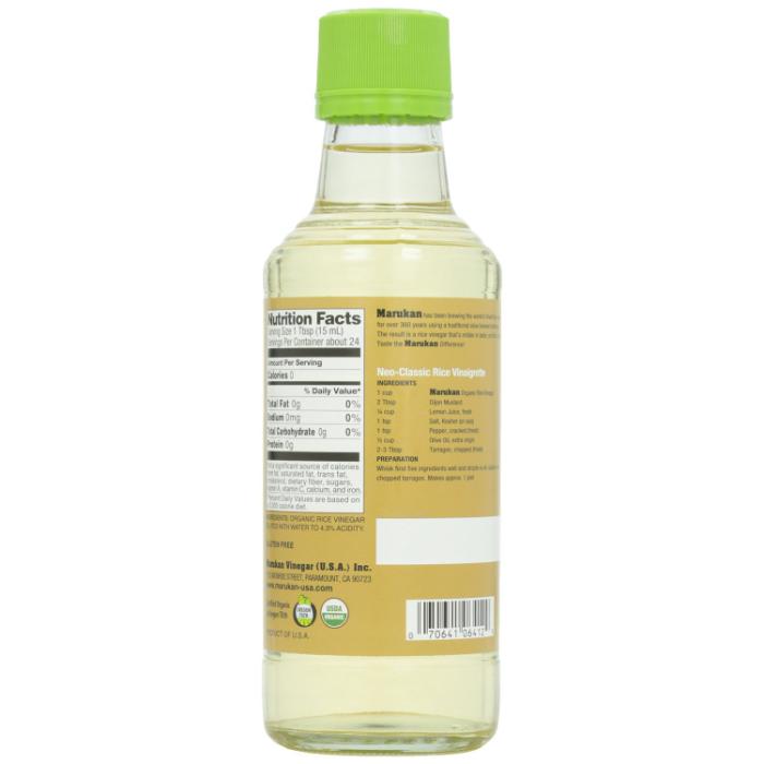 Marukan - Organic Rice Vinegar, 355ml - Back