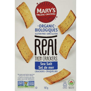 Mary's Organic - Crackers Real Thin Crackers Sea Salt Organic, 142g