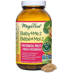 Megafood - Baby & Me 2 Postnatal Multilets, 120 Tablets