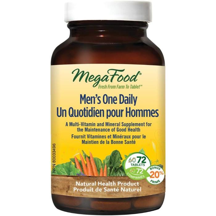 Megafood - Mens One Daily, 72 Tablets