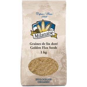 Milanaise - Organic Golden Flax Seeds | Multiple Sizes