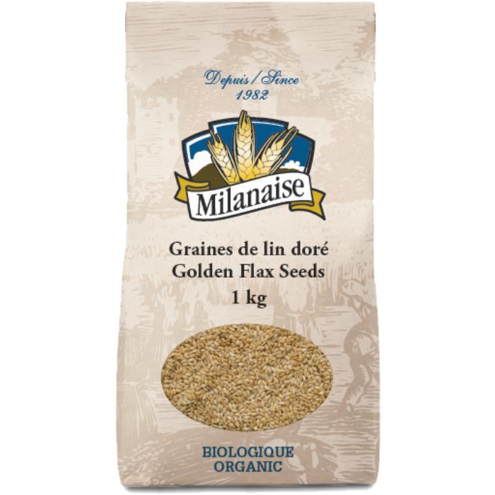 Milanaise - Organic Golden Flax Seeds, 1kg