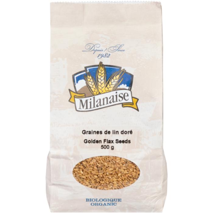 Milanaise - Organic Golden Flax Seeds, 500g