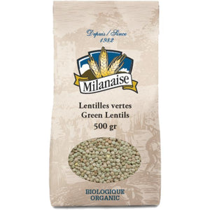 Milanaise - Organic Green Lentils, 500g
