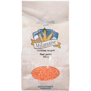 Milanaise - Organic Red Lentils, 500g