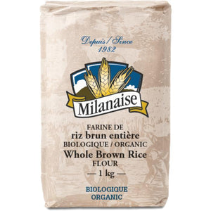 Milanaise - Organic Whole Brown Rice Flour, 1kg