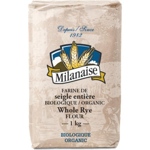 Milanaise - Organic Whole Rye Flour, 1kg
