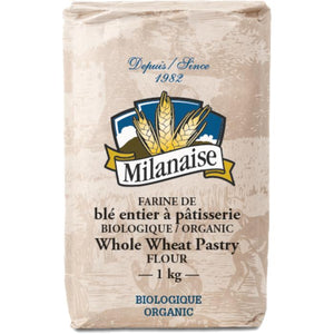 Milanaise - Organic Whole Wheat Pastry Flour | Multiple Sizes