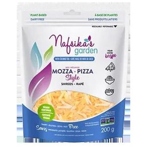 Nafsika's Garden - Mix Style Mozza Pizza Cheddar Shreds, 200g