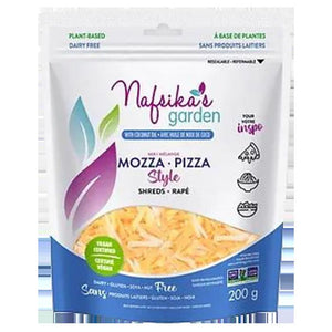 Nafsika's Garden - Mix Style Mozza Pizza Shreds, 200g