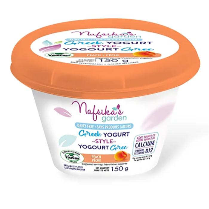 Nafsika's Garden - Vegan Greek Yogurt Style Peach, 150g