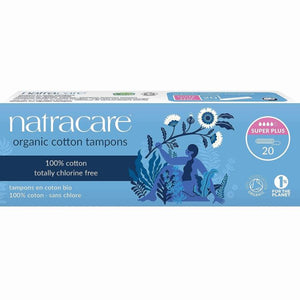 Natracare - Organic Super Non-Applicator Tampons, 20 Pieces