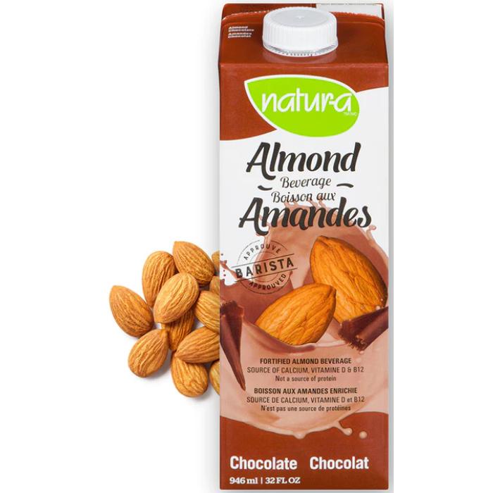Natura - Enriched Almond Coconut Drink Unsweetened Chocolate, 946ml