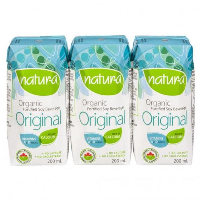 Natura - Soy Drink Enriched Organic Original, 3X200ml