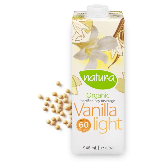 Natura - Soy Drink Enriched Organic Vanilla Light, 946ml