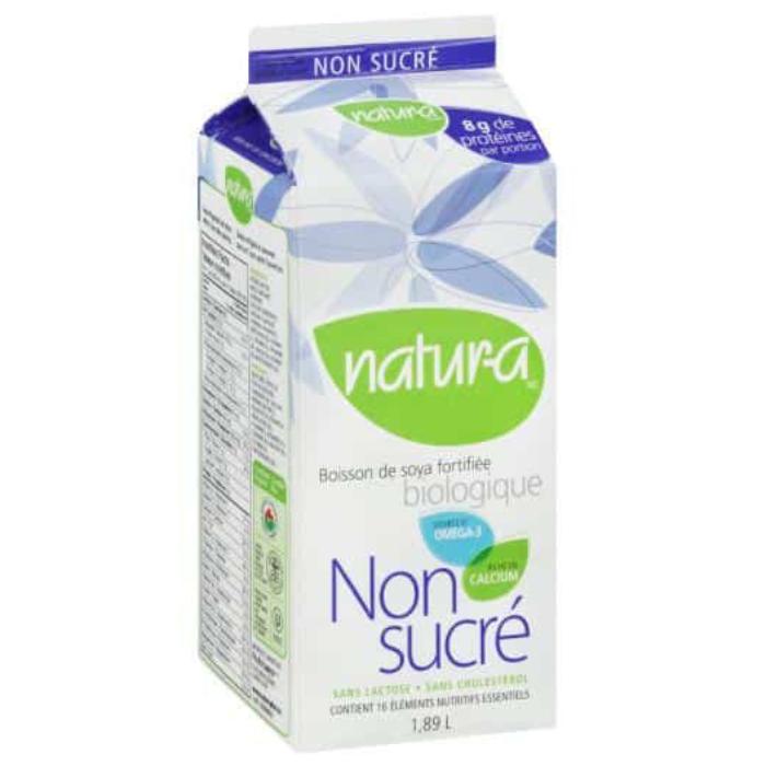 Natura - Soy Drink Organic Unsweetened, 1.89L