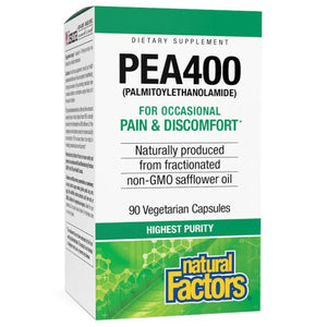 Natural Factors - Pea 400 Palmitoylethanolamide, 90 Vegetarian Capsules