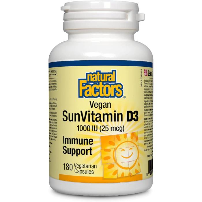 Natural Factors - Sunvitamin D3 1000 | Multiple Sizes