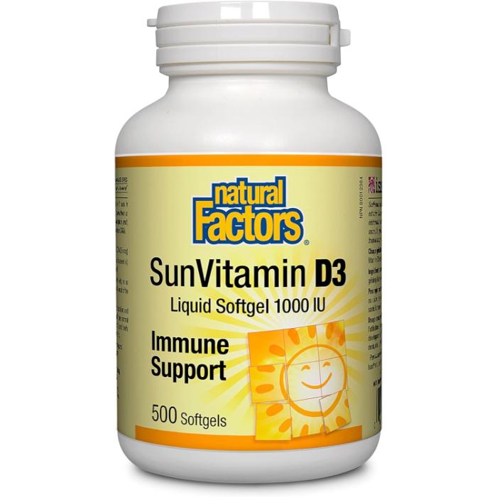 Natural Factors - Sunvitamin D3 1000 | Multiple Sizes