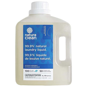 Nature Clean - Laundry Liquid Fragrance Free 50 Standard Loads, 3L