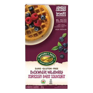 Nature's Path - Buckwheat Wildberry Organic 6 Waffles, 210g