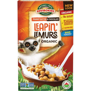 Nature's Path - Envirokidz Leapin' Lemurs Cereal Peanut Butter & Chocolate Organic, 284g