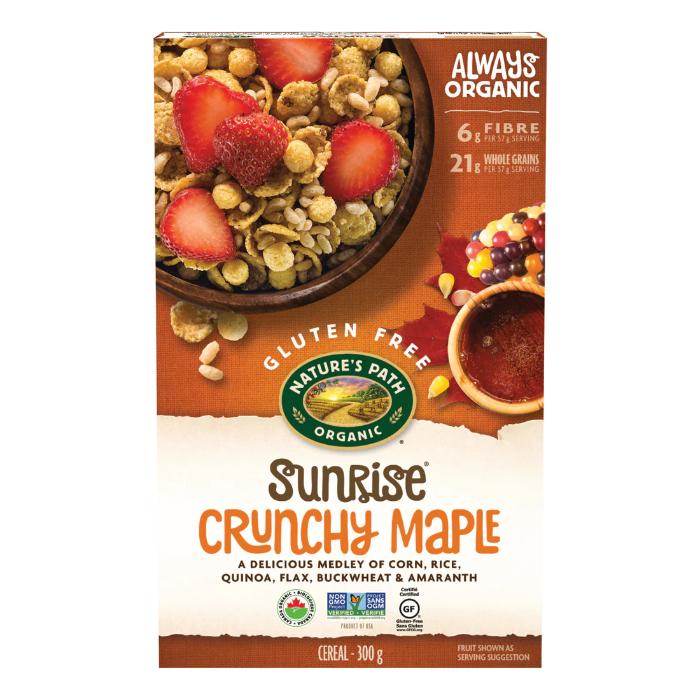 Nature's Path - Sunrise Cereal Crunchy Maple Organic, 300g