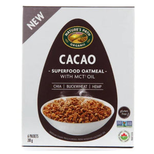 Nature's Path - Superfood Oatmeal Cacao Organic 6 Packets, 6X35g