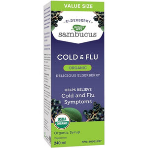 Nature's Way - Cold And Flu Care Sambucus Organic, 240ml