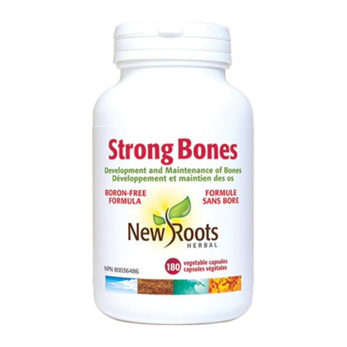 New Roots - Strong Bones Boron-Free Formula, 180 Capsules