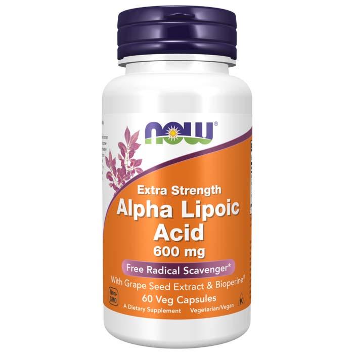Now Foods - Alpha Lipoic Acid 600mg, 60 Vegetarian Capsules