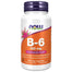 Now Foods - B-6 100mg, 100 Capsules