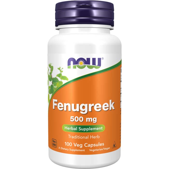 Now Foods - Fenugreek 500mg, 100 Units