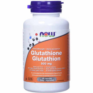 Now Foods - Glutathione 500mg W/Silymarin & Ala, 60 Units