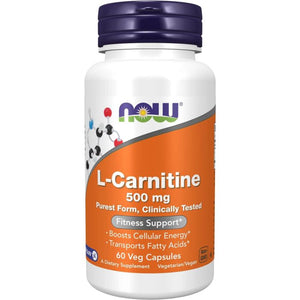 Now Foods - L-Carnitine 500mg, 60 Units