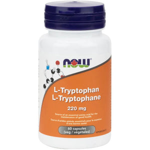 Now Foods - L-Tryptophan 220mg, 60 Units