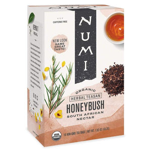 Numi - Herbal Teasan Honeybush Organic 18 Non Gmo Tea Bags, 43.2g
