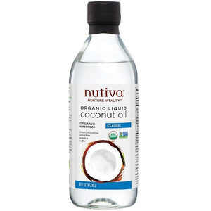 Nutiva - Classic Liquid Coconut Oil, 473ml