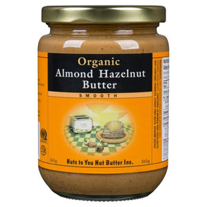 Nuts To You - Nut Butter Almond Hazelnut Butter Smooth Organic, 365g