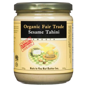 Nuts To You - Nut Butter Organic Fair Trade Smooth Sesame Tahini, 500g